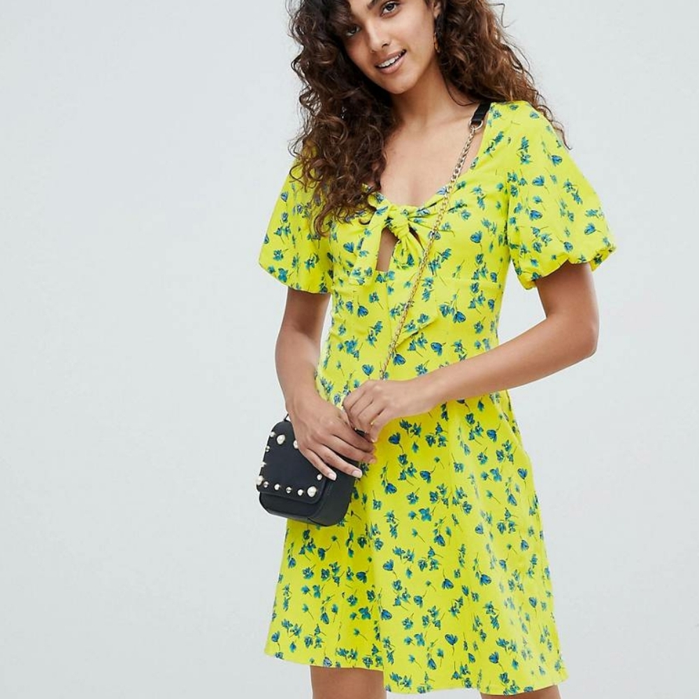 Never Been Worn ASOS bubble sleeve skater dress